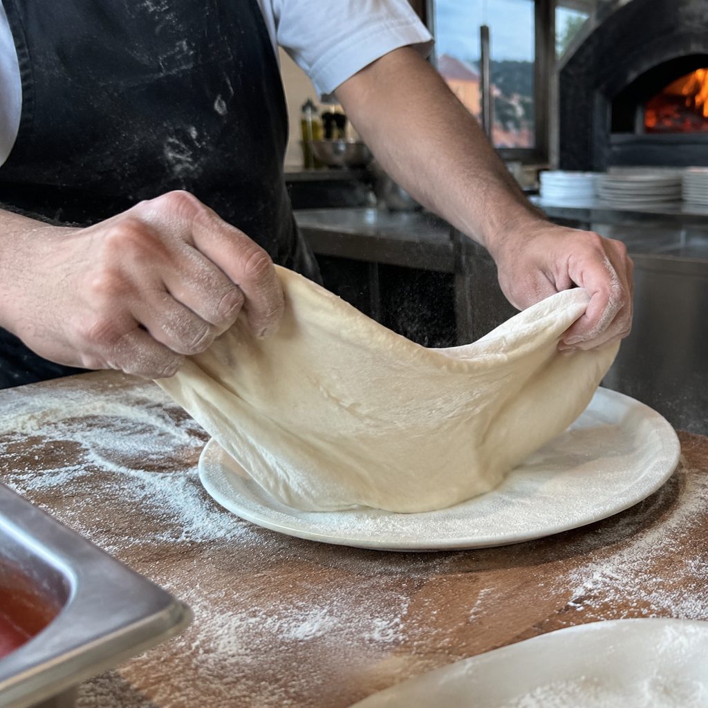 Saturday prep — dough proved and ready